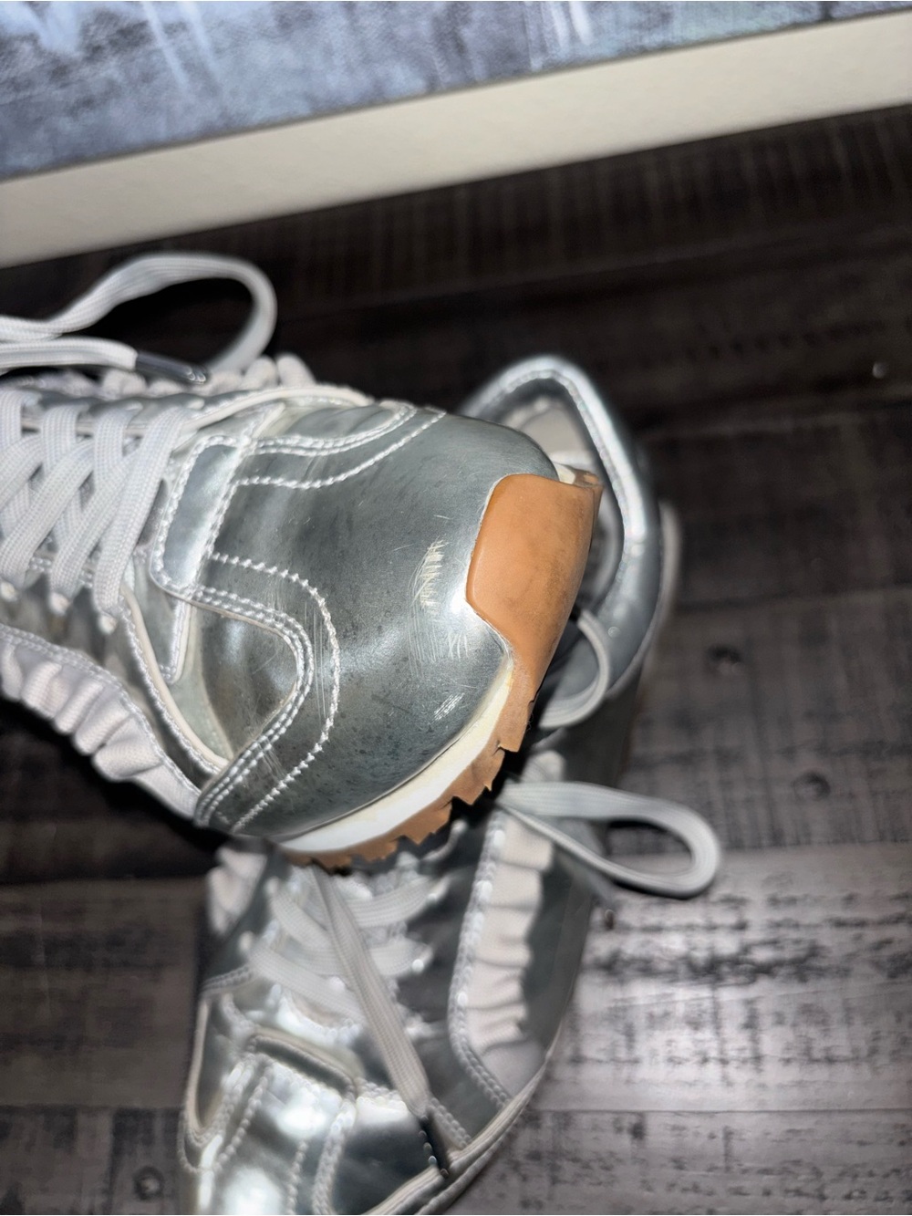 Tory Sport Ruffle Trainer Women's SZ 8.5 - Picture 11 of 11
